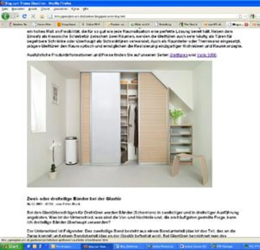 Der nue Glastü-Blog - Screenshot