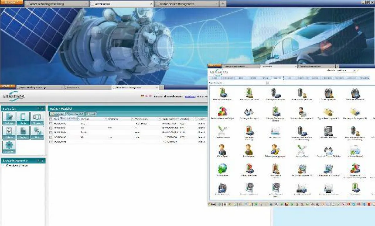Screenshots aus den Telematik-Portalen der Arealcontrol. Bild: Arealcontrol GmbH