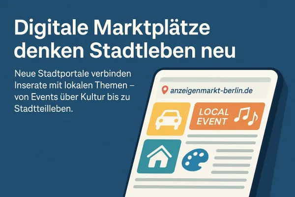 Bild: Digitale Marktplätze denken Stadtleben neu