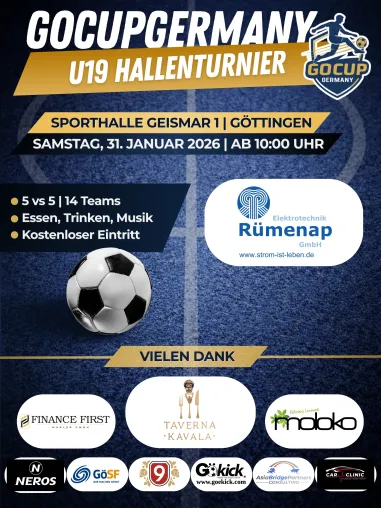 GoCupGermany 2.0 – Alle Teamplätze vergeben, Vorbereitungen abgeschlossen Bild: GoCupGermany 2.0 – Alle Teamplätze vergeben, Vorbereitungen abgeschlossen
