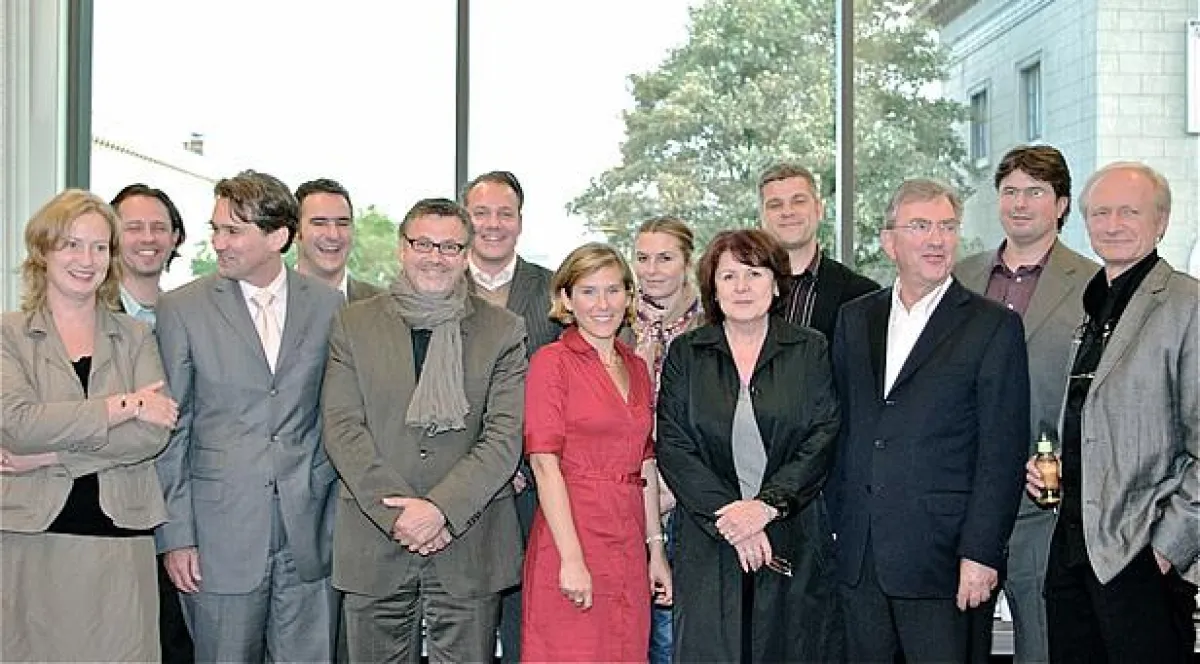 Die Jury des Kulturmarken-Awards 2009 mit den Initiatoren Hans-Conrad Walter und Eva Neumann von Causales