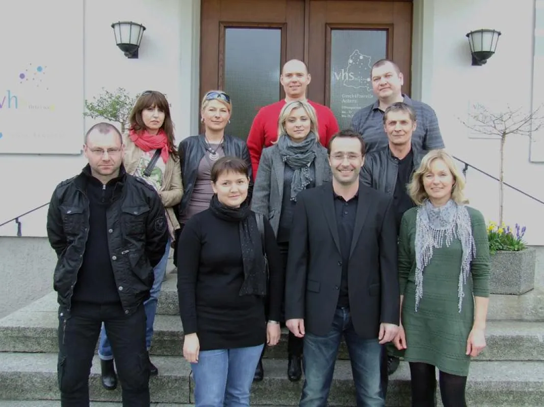 Polnische Mitarbeiter, acrobat Mitarbeiter, GF Hr. Lepold, VHS Dozenten