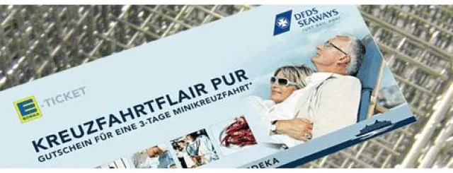 Bild: Vom EDEKA-Supermarkt auf DFDS Seaways Kreuzfahrt für nur € 38,99
