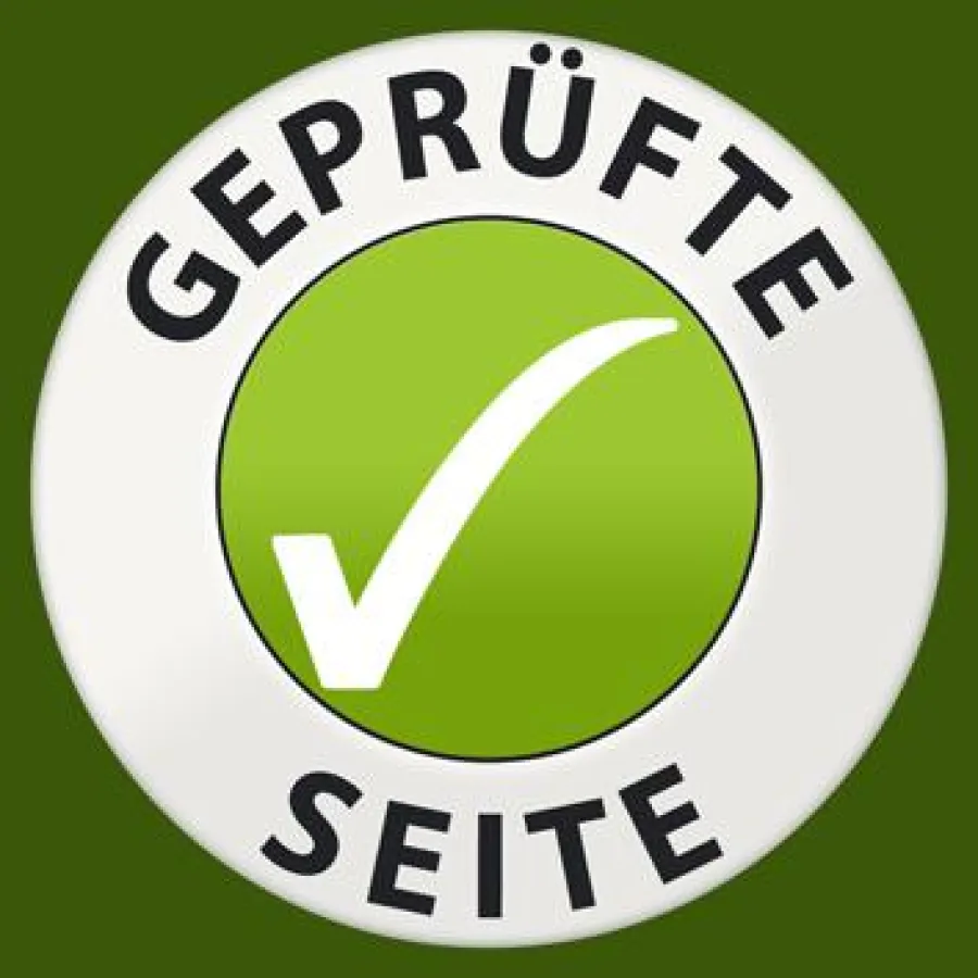 Das Gütesiegel von www.gepruefte-seite.de