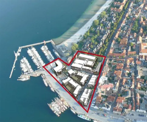 Bild: Hafenspitze Eckernförde: Maritimes Wohn- und Ferienquartier wird ab 2012 gebaut