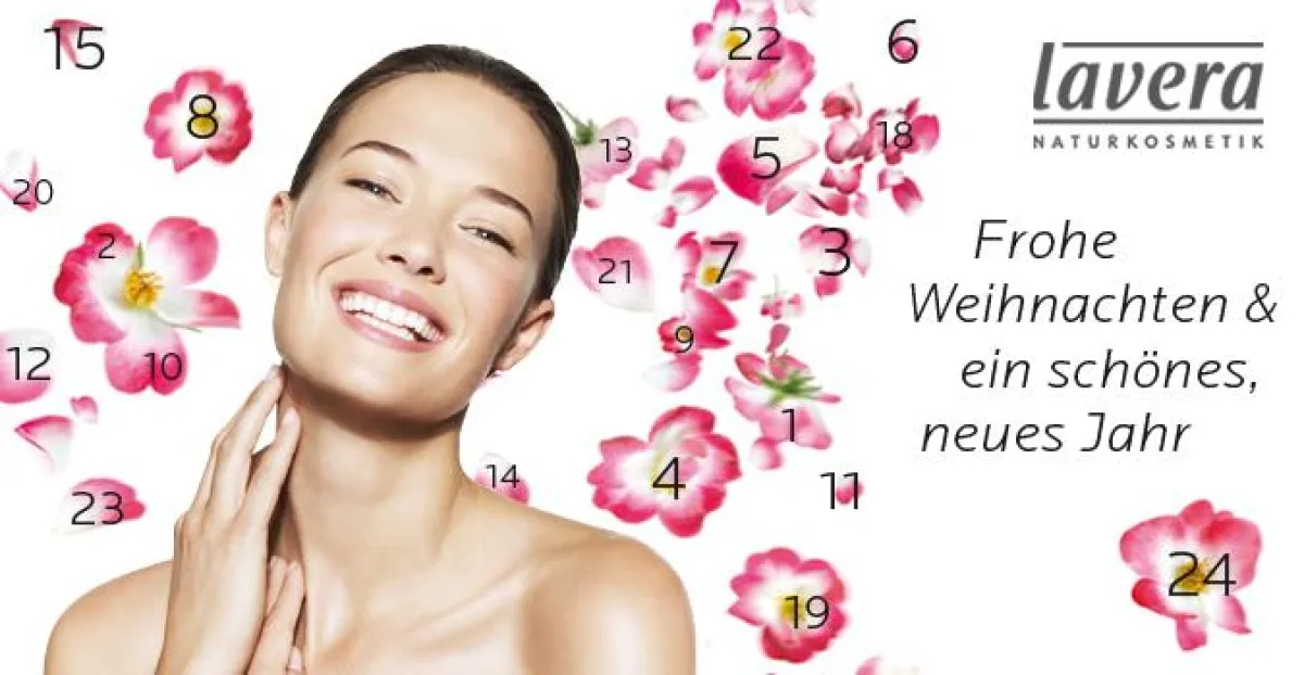 lavera Adventskalender auf www.lavera.de