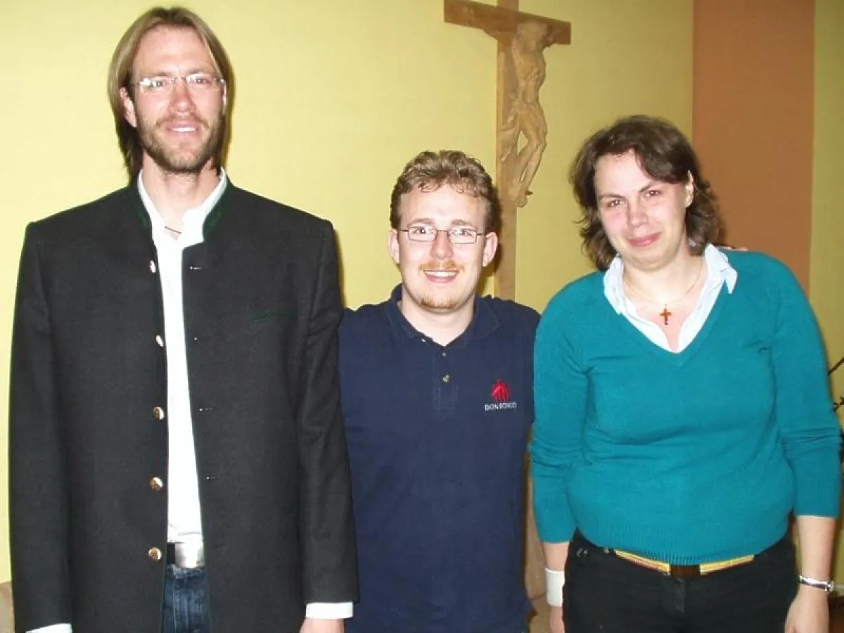 Der neue Sprecherrat des Studentischen Konvents, v.l.n.r.: Michael Greppmair, Vorsitzender Danny Kasche, Regina Meyer