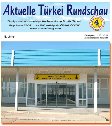 Bild: Türkei - Noch geheim – Flughafen Gazipasa (Alanya) soll Medical-Wellness-Center werden