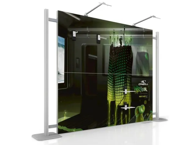 Zauberei am Messestand von LA CONCEPT auf der EuroShop– mit dem Octanorm Magnetic Bild: Zauberei am Messestand von LA CONCEPT auf der EuroShop– mit dem Octanorm Magnetic