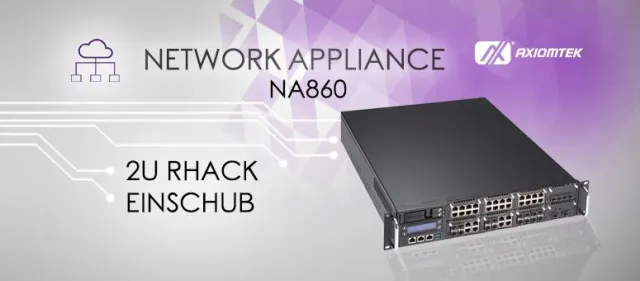 Bild: 2U Rackmount Network Appliance mit Raum für gleich 2 Skylake Prozessoren – NA860