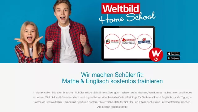 Neues digitales Bildungsangebot: Weltbild launcht "Home Academy“ in Kooperation mit Trenkwalder Learning Bild: Neues digitales Bildungsangebot: Weltbild launcht "Home Academy“ in Kooperation mit Trenkwalder Learning