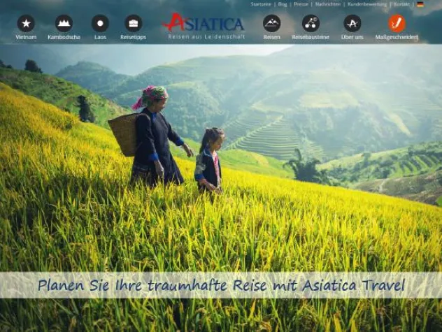 Bild: Asiatica Travel startet mit neuer Homepage