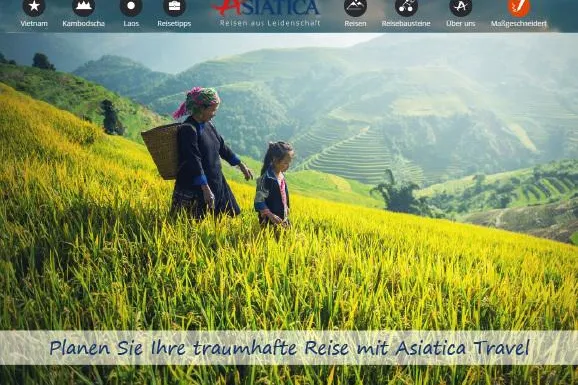 Asiatica Travel startet mit neuer Homepage Bild: Asiatica Travel startet mit neuer Homepage