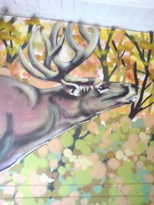 Projekt Stadtwald-Graffiti im urbanen Lebensraum Bild: Projekt Stadtwald-Graffiti im urbanen Lebensraum