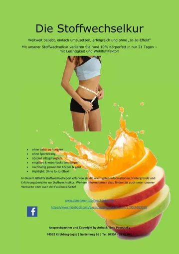 Stoffwechselkur: Gesund abnehmen und Traumgewicht halten Bild: Stoffwechselkur: Gesund abnehmen und Traumgewicht halten