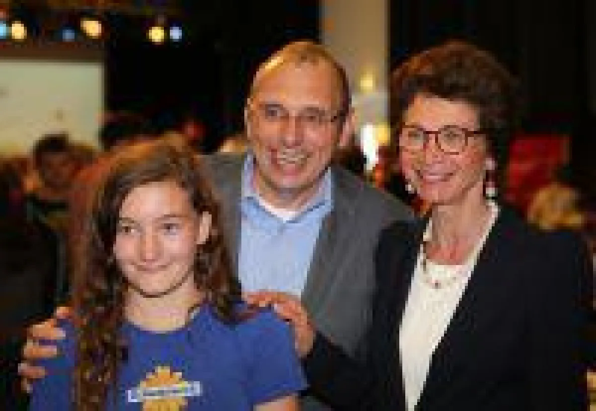 Paulina Eberhard, Bernhard Schumacher, Jeannette Gräfin Beissel von Gymnich (v.l.)