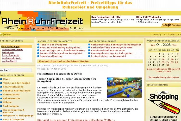Bild: Indoor-Erlebniswelten sorgen auch bei schlechtem Wetter für Freizeitspaß im Ruhrgebiet