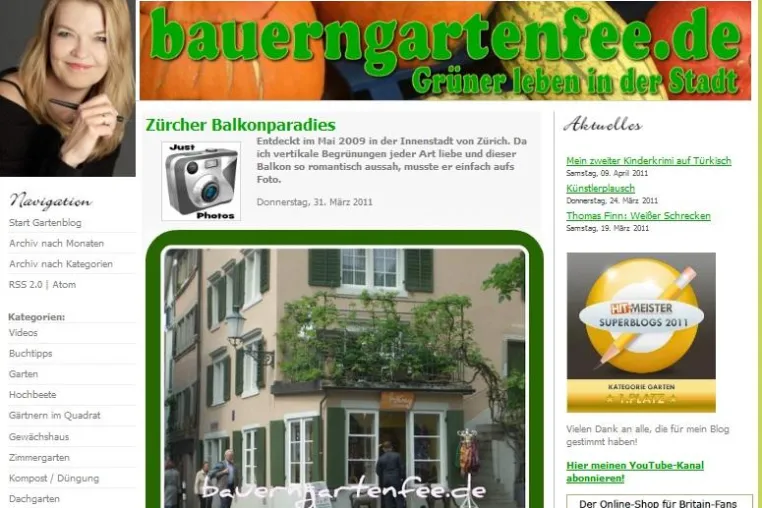 Bild: bauerngartenfee.de ist Superblog 2011