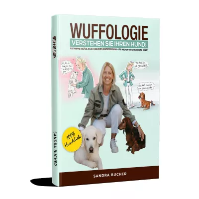 Bild: "Wuffologie – Verstehen Sie Ihren Hund!" von Sandra Bucher jetzt erhältlich