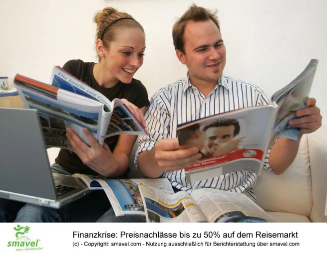 Bild: Finanzkrise - Preisnachlässe bis zu 50% auf dem Reisemarkt