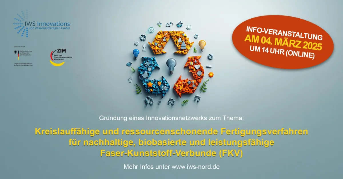 Online-Info-Veranstaltung zur Entwicklung kreislauffähiger faserverstärkter Kunststoff-Komponenten (© stock.adobe.com)