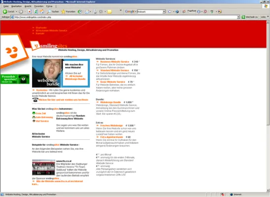 Bild: smilingsites.com : Lächeln vorprogrammiert