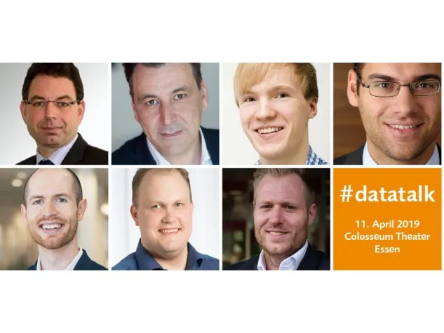 Bild: Die Zeiger des #datatalk stehen auf Digitale Transformation