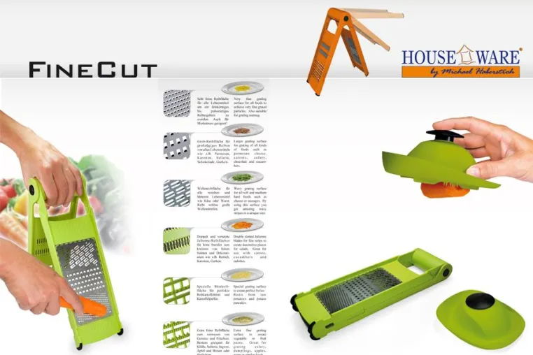 Bild: Die Multiklappreibe FineCut ist das Neueste aus dem Hause HOUSE-WARE