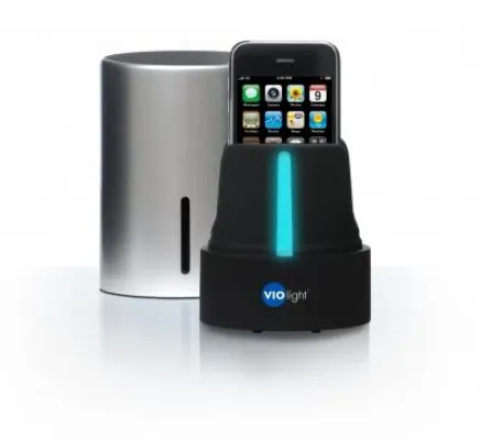 Bild: Handys und Kleingeräte Überträger von Krankheiten, Vieren, Bakterien? Kompakt - Desinfektionsgerät soll helfen