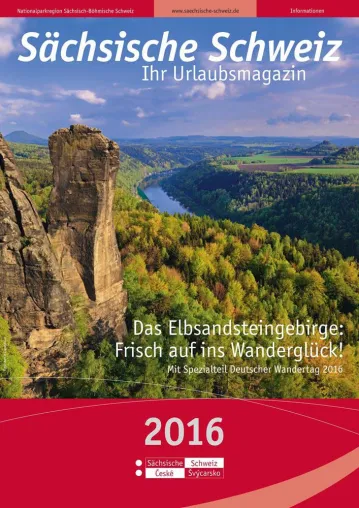Bild: Urlaubsmagazin Sächsische Schweiz erscheint mit Spezial zum Deutschen Wandertag 2016