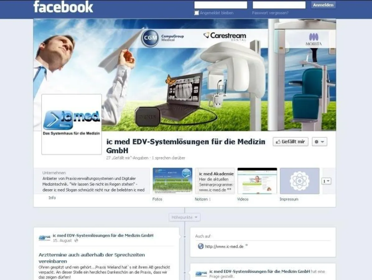 Jetzt Facebook-Fan werden und keine Updates mehr verpassen
