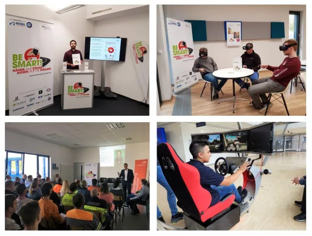 Bild: Gesundheitstag für Mitarbeiter mal anders: Die BE SMART! Verkehrssicherheitsworkshops