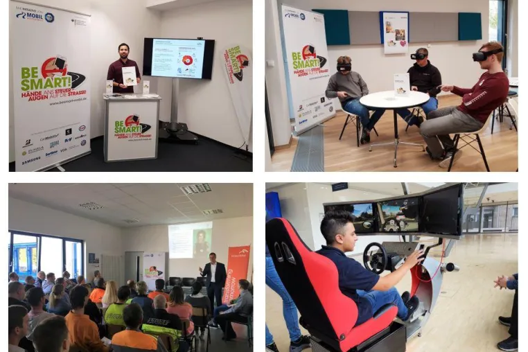 Gesundheitstag für Mitarbeiter mal anders: Die BE SMART! Verkehrssicherheitsworkshops Bild: Gesundheitstag für Mitarbeiter mal anders: Die BE SMART! Verkehrssicherheitsworkshops