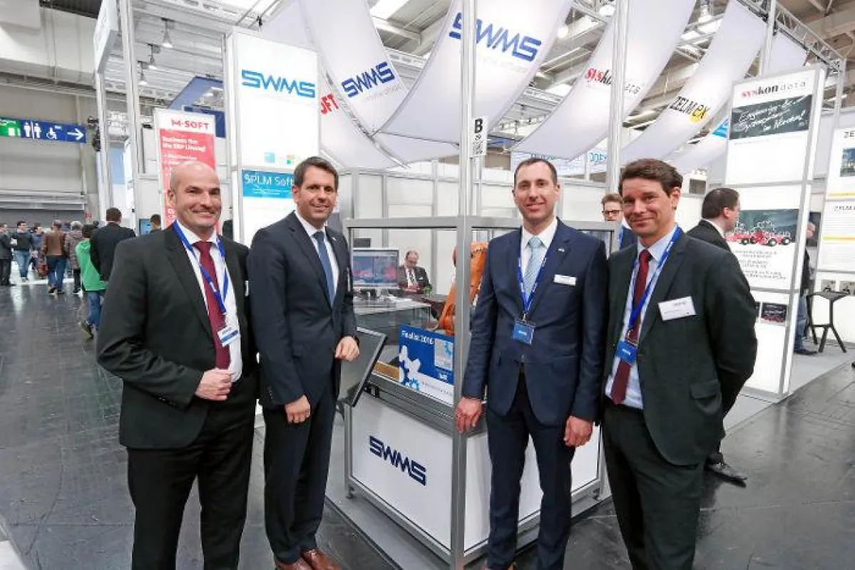 V.l.n.r.: Lars Windels, Olaf Lies, Jan Mohrmann und Michael Hoffmann