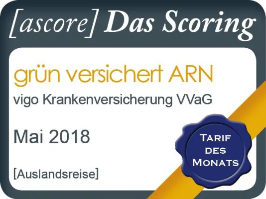 Bild: Nachhaltige Auslandskrankenversicherung zum Tarif des Monats gekürt