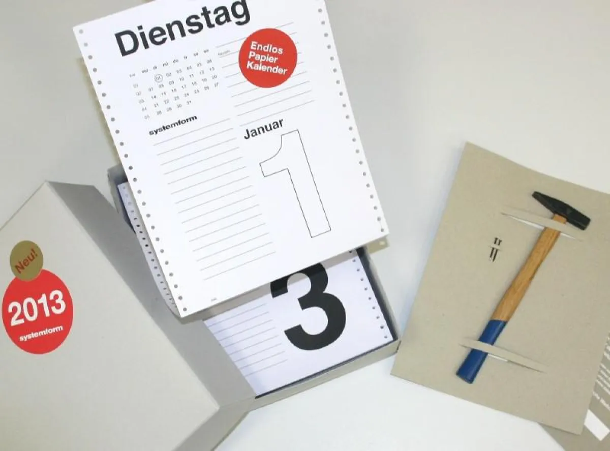 Weihnachtsmailing Endlospapierkalender