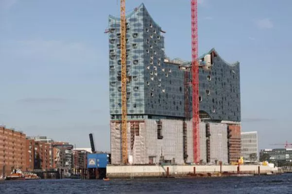 Bild: Trittschalldämmung unter Estrich in der Elbphilharmonie in Hamburg