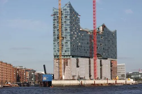 Trittschalldämmung unter Estrich in der Elbphilharmonie in Hamburg Bild: Trittschalldämmung unter Estrich in der Elbphilharmonie in Hamburg
