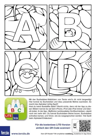 Bild: Warten aufs Christkind mit cleverem Malspaß von Terzio: Malvorlagen & Apps für Kinder zum Gratis-Download