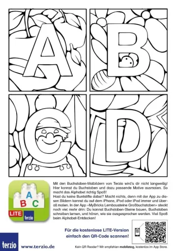 Bild: Warten aufs Christkind mit cleverem Malspaß von Terzio: Malvorlagen & Apps für Kinder zum Gratis-Download