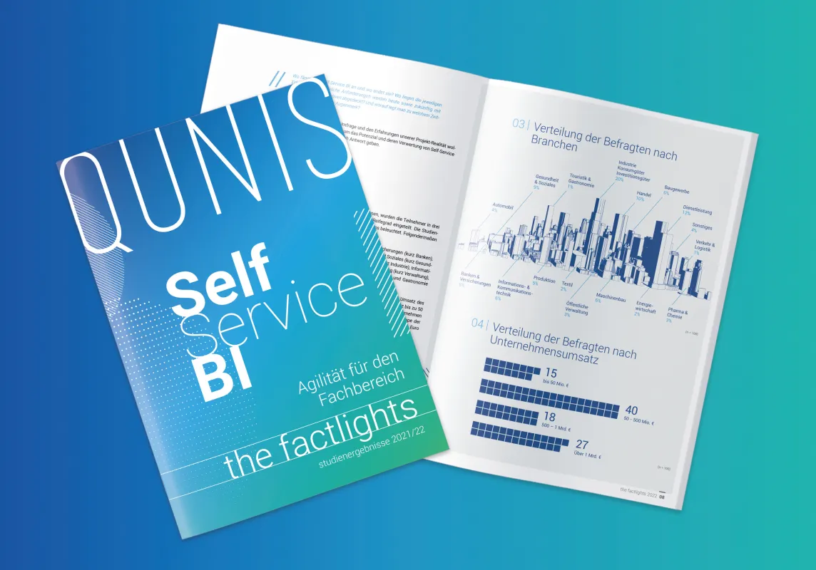 Studie the factlights „Self-Service BI, Agilität für den Fachbereich“ (© QUNIS GmbH)