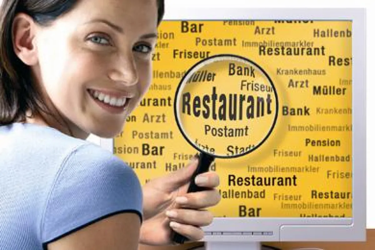 Internetnutzer suchten 2008 im Netz vor allem nach Restaurants.