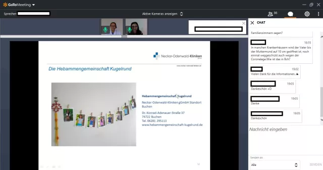 Bild: Virtueller Besuch im Kreißsaal der Geburtshilfe Buchen