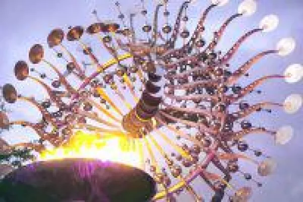 Bild: Das Olympische Feuer kommt aus Franken