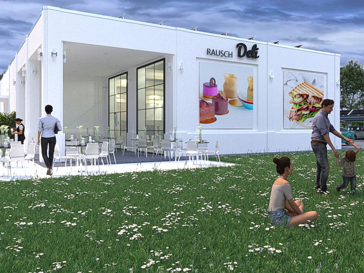 Modell Neues Rausch Schokoladenhaus Peine (© Rausch GmbH)