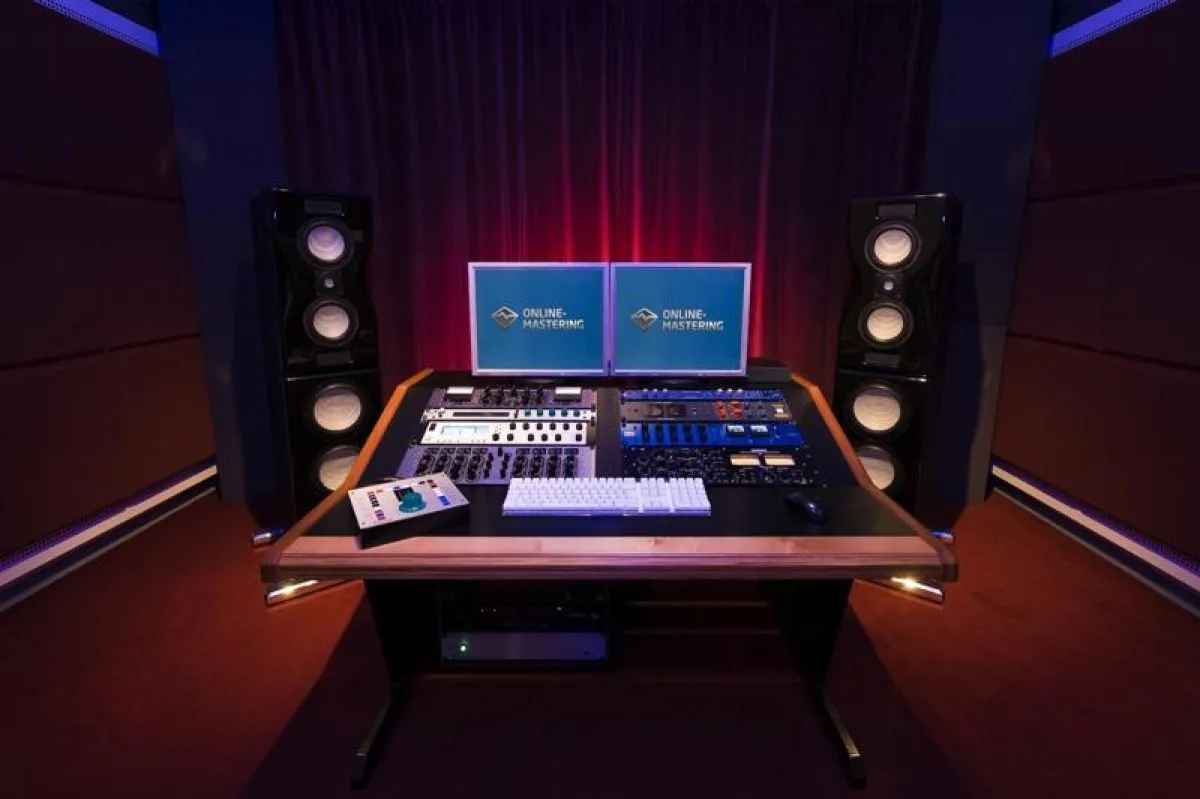 Ein Blick in eines der Mastering-Studios von Online-mastering.de