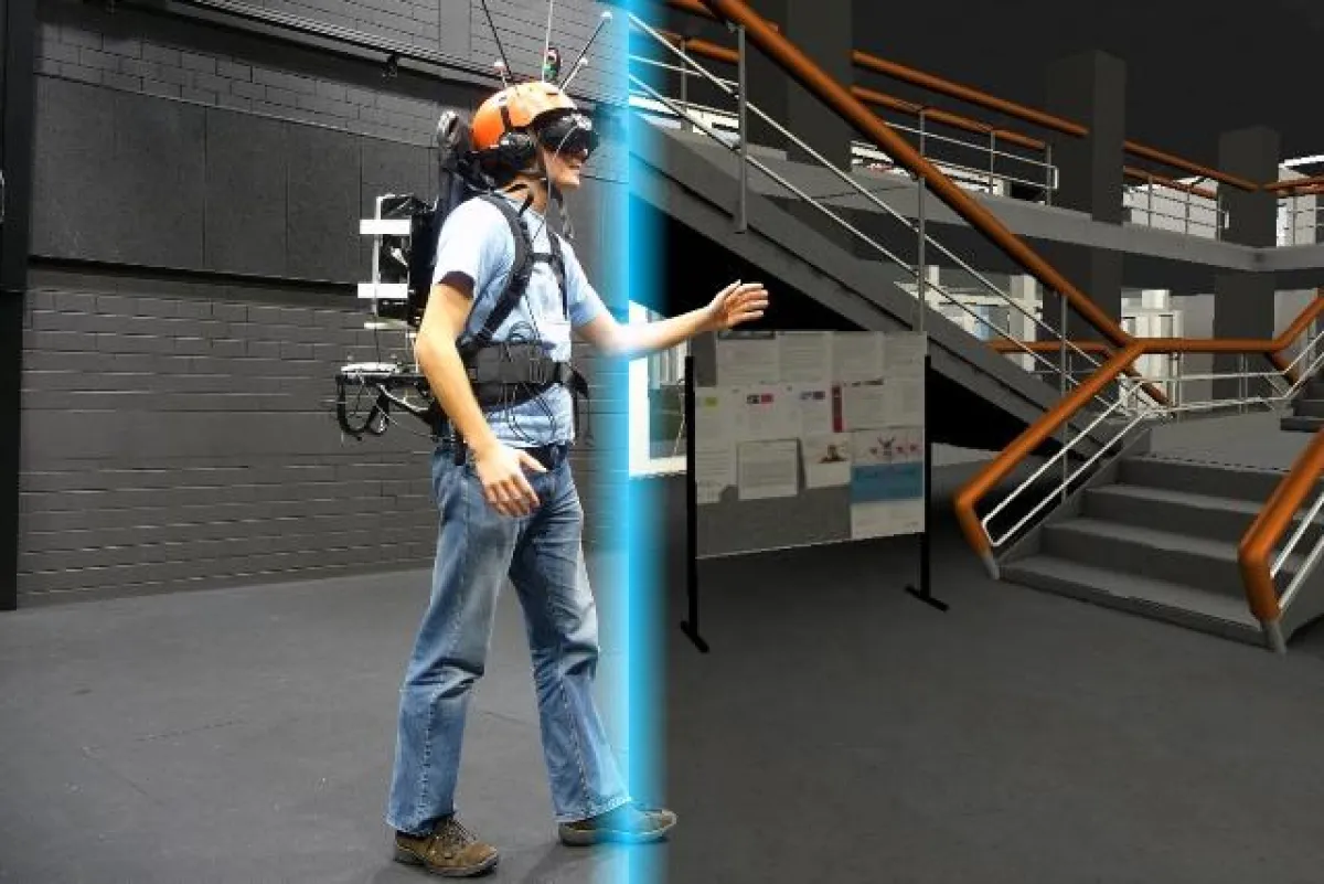 Wie bewegen wir uns in einem interaktiven Raum? Im Studium Human-Centered Computing geht es unter an