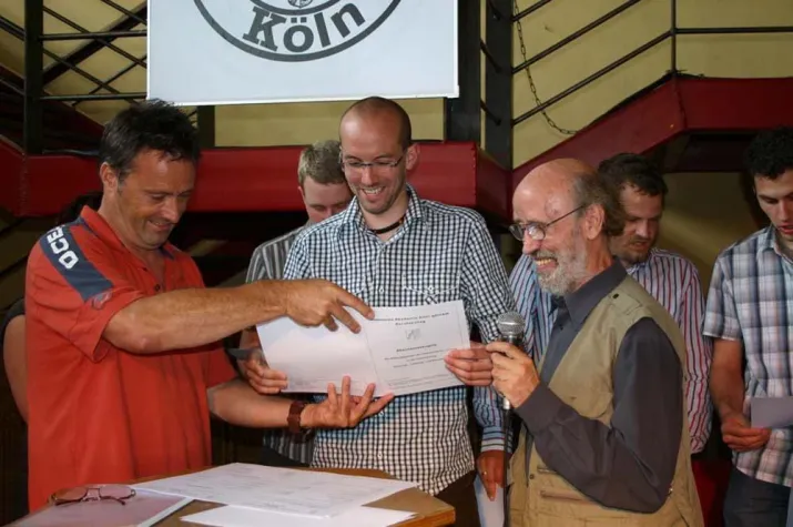 Bild: Techniker und Betriebswirte der Rheinischen Akademie Köln feiern Abschied