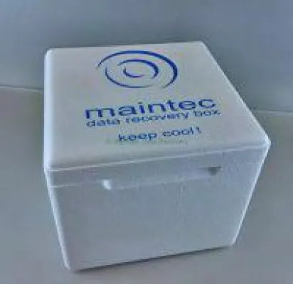 Bild: Nach der Datenrettung. Data Recovery Box von Maintec