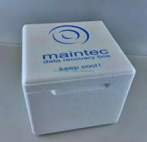 Bild: Nach der Datenrettung. Data Recovery Box von Maintec